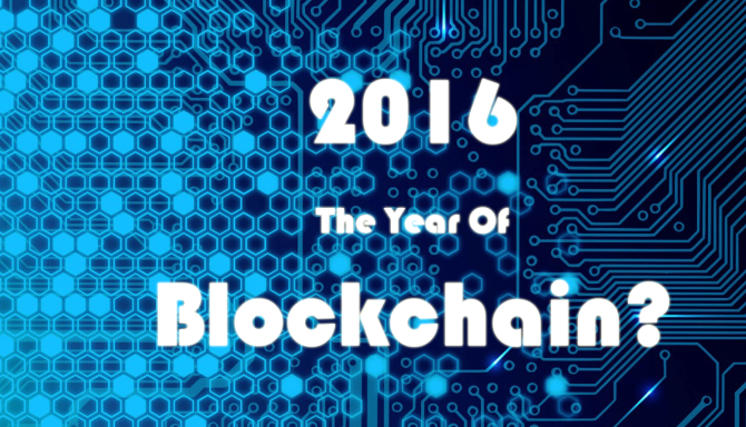 blockchain in 2016